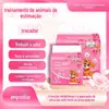 A nova almofada de urina impressa para pets da Linfei é altamente absorvente, desodorizante e seca, uma almofada de urina universal descartável para gatos e cães