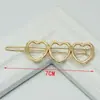 Presilha de Liga Estilo Coreano Nova Metal Pentagonal Laço Grampo de Cabelo Sapo Fivela de Grampo de Cabelo Cupido Acessório de Cabelo Coração