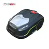 Robot Cortacésped Eléctrico Controlado Remotamente, Cortacésped de Cuatro Ruedas Todo Terreno, Robot Cortacésped para Protección de Taludes de Río y Jardín V600