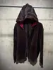 Sudadera con capucha y decoración de cremallera de moda urbana para Otoño e Invierno, Venta al por mayor de Comercio Exterior, Moda Casual de estilo callejero europeo y americano, Sudadera