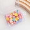 20 cajas de mini pinzas para el cabello coreanas pequeñas de colores caramelo para niños, lindas pinzas para el cabello para niñas, accesorios para el cabello