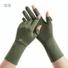 Guantes de seda de hielo protección solar protección UV antideslizantes para ciclismo equitación scooters eléctricos pantalla táctil finos guantes de protección solar de verano para hombres y mujeres