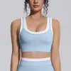 Nuevo conjunto de seis piezas de nylon de colorblock transfronterizo, doble cara, sin costuras, ajustado, para yoga, deportes, correr y fitness