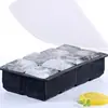 Conjunto de formas de gelo em silicone de qualidade alimentar, fáceis de desenformar, em vários tamanhos.