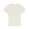 Camiseta de Punto de Seda Helada con Cuello Redondo y Mangas Cortas Dopamine para Mujer Verano Top Corto Ajustado Moderno