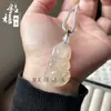 Atacado de Pingentes de Calcedônia Branca Buda e Guanyin de Alta Qualidade, Fecho Ruyi de Ágata, Pingentes de Jade Feijão da Sorte, Fornecimento ao Vivo