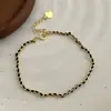 Pulseira de Prata S925 de Alta Qualidade com Cordão Vermelho Trançado para Mulheres, Nova Cor de Nicho Corrente Lateral de Cordão Joia Presente