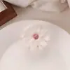 Flor de Simulación Pinza Pequeña Pinza de Garra para Cola de Caballo Alta Artefacto Fijo Pasador Pasador para la Parte Posterior de la Cabeza de Mujer Nuevo Adorno para la Cabeza de Flor