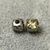 6mm Satélite Colorido Laser K9 Vidro Garra Pequena Redondo Proteína Cristal Iridescente Costurado à Mão Strass para Decoração de Roupas DIY