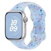 Amazon Venta Caliente Adecuado para Correa de Apple Watch iwatch Hebilla Mariposa Agujeros Silicona de Color Correa Apple