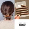 Accesorios para el cabello de cuero estilo coreano banda para el cabello de corbata de cuero diadema para el cabello de mujer coleta baja de alta gama alambre de hierro tocado cuerda para el cabello cuerda para el cabello cubierta de cuero