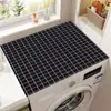 Cubierta de Tela Absorbente Antideslizante para Lavadora de Tambor Temu Amazon Estilo Americano Mesita de Noche Horno de Microondas