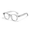 Gafas Xunge Tr90 Espejo Plano Hombres Nuevo Remache Estilo Preppy Espejo Liso Mujeres