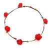 Diadema de guirnalda al por mayor escaneo de código push diadema diadema material WeChat atracciones turísticas actividades diadema festiva para niños