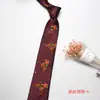 Venta Caliente de Fábrica en Stock Corbata de Negocios para Hombre Estilo Chino Vestir Casual Profesional Corbata de Poliéster