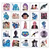25 Peças de 50 Peças Adesivos de Tatuagem de Grupo de Meninas Caçadoras de Demônios Desenho Animado Kpop Desenho Animado de Alta Qualidade Anime Graffiti Adesivos de Tatuagem Criativos