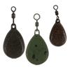 Anillo transfronterizo con plomo recubierto Biblioteca de pesca europea Colgante de plomo americano Giratorio Grano de plomo Peso de pesca de gota de agua Equipo de pesca 57g