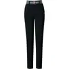 8112-1 Pantalones de Pana para Mujer de Otoño e Invierno Pantalones para Madre de Mediana Edad y Anciana Ropa Básica Pantalones de Pana Ajustados de Lápiz