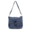 Versión Coreana 2026 de Bolso de Mezclilla de Diseño Único para Mujer, Bolso de Hombro Casual Retro, Bolso Cruzado de Alta Gama para Mamá, Moderno