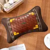 Almohada fresca de verano almohada de tallo de té seda de hielo almohada fresca de bambú almohada fresca de mahjong almohada antigua de ratán de bambú almohada de verano almohada individual de bambú