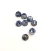 Nuevo suministro directo de fábrica piedra natural 6mm interfaz redonda material al por mayor para accesorios de collar DIY
