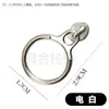 No. Tirador de cremallera de anillo de nylon, anillo de aleación de zinc pintado de color, tirador de cremallera en forma de anillo, papelería, estuche para lápices, tirador de cremallera para embalaje #