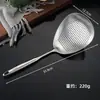 Escumadeira grande espessada de aço inoxidável 304 para macarrão, bolinhos, panela quente e fritura, um coador de cozinha doméstico de três usos