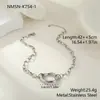 Collar de Moda Estilo Europeo y Americano Transfronterizo, Colgante de Corazón, Collar de Acero Inoxidable, Cadena para Clavícula Inspirada en Diseño Joyería de Lujo Ligero al por Mayor