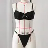 Biquíni push-up sexy preto puro com design único vazado, traje de banho de duas peças para exportação de comércio exterior transfronteiriço para mulheres 2026bikini