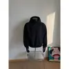 Moletom com Capuz Pesado Estilo Retrô Americano para Homens, Moletom Estruturado Cleanfit de Inverno Sem Bolsos, Jaqueta Pulôver