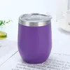 Exclusivo de Amazon Taza para Huevo de Acero Inoxidable 12 oz Acero Inoxidable 304 Doble Capa al Vacío Taza para Huevo Taza Grande de Barriga Americana