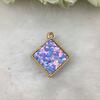 DIY Nueva Serie de Lentejuelas de Doble Cara Colgante Redondo de Plástico en Forma de Corazón Joyería Aretes Collar Accesorios Venta al por Mayor