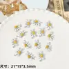Abelha e MargaridaLiga Gota de Óleo Pérola Borboleta Abelha Flor Pingente Acessórios para Pulseira DIY