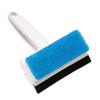 Escova para limpeza de paredes de banheiro, escova para azulejos de banheiro, raspador de vidro de dupla face para limpeza de janelas, limpador de espelhos