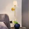 Lámpara de Pared de Tela Retro Americana Amazon Dormitorio Mesita de Noche Pasillo Pasillo Sala de Estar Pared de Fondo Cableado-Gratis Lámpara de Pared