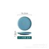 Plato de Comida Escandinavo Creativo para el Hogar Bandeja para Comida Occidental Plato para Bistec Vajilla de Cerámica Plato para Desayuno Plato Redondo Postre Popular