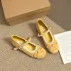 Sapatos Mary Jane Aumentadores de Altura Estilo Retro Francês para Mulheres, Novo Verão 2026 Versátil Casual Raso Plano Sapatilhas