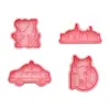 Série Nova York Molde de Biscoito Estátua da Deusa Desenho Animado 3D Molde de Biscoito Argila DIY Simulação Biscoitos Impressos