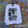 Erd Americano Melancólico Rico Segunda Generación Holgado Casual Versátil Diseño de Nicho Camiseta Base Otoño e Invierno Camiseta Transfronterizo