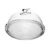 Queijeira Pássaro 20cm com Tampa Cristal - Wolff
