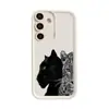 Funda de Teléfono de Moda Personalizada de Pantera Negra Adecuada para Samsung A73, Samsung Galaxy S24, Samsung Galaxy S25 Plus y A71, Anticaídas