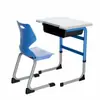 Juego de Escritorio y Silla para Estudio en Casa, Especializado para Clases de Tutoría, Clases de Capacitación, Salones de Clases Escolares, con Esquinas Redondeadas y Características Anticolisión, Adecuado para Estudiantes de Primaria