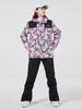 Traje de esqui feminino inverno ao ar livre à prova de vento água-respingos quente engrossado snowboard duplo-board traje de esqui nova chegada