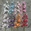 Novo Produto Transfronteiriço: Lírio Artificial Multi-Cabeça com 9 Cabeças, Adequado para Decoração de Corredor de Casamento, Decoração de Casa e Adereços de Fotografia, Flores Artificiais para Atacado