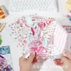 Pegatinas de paisajes 3D, kits DIY de escenas en miniatura, pegatinas de escenas de dibujos animados para álbumes de recortes, juguetes hechos a mano para aliviar el estrés