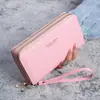 Billetera Nueva de Gran Capacidad para Mujer 2026, Bolso de Mano Largo Estilo Estudiante con Doble Cierre, Bolsita Coreana para Llaves y Teléfono de Dama