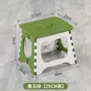 Taburete Plegable de Plástico con Logo Grabado Personalizado Portátil Estilo Camping al Aire Libre Mazar Taburete Pequeño para el Hogar Silla Pequeña para Niños