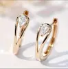 Brincos de moda com zircônia em forma de gota, best-sellers transfronteiriços para mulheres, brincos versáteis para o dia a dia, brincos da moda para feriados no atacado