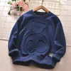 Moletom Infantil 2026 Primavera e Outono Nova Roupa de Menino Top Esportivo Desenho Animado Infantil Urso Embossado Suéter Tendência