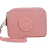 Cartera de Monedas de Nylon tipo Sándwich para Mujer, Mini Portátil, Pequeña Cartera, Almacenamiento, Bolso Pequeño, Portatarjetas, Llavero de Mano, Bolsa de Almacenamiento